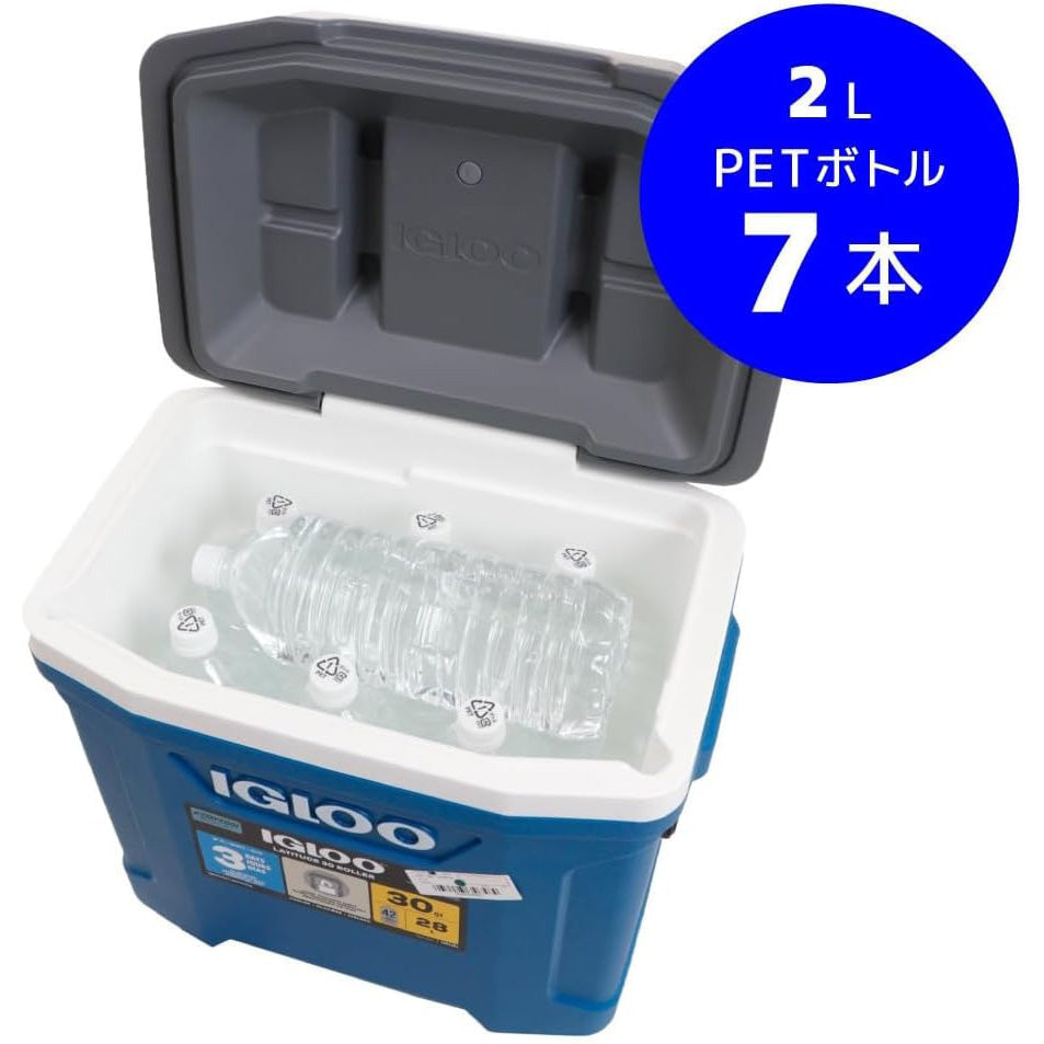 Nevera portátil con Ruedas 28 litros IGLOO LATITUDE 30 ROLLER Azul